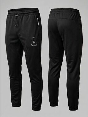 Men's Black Athletic Jogger Pants